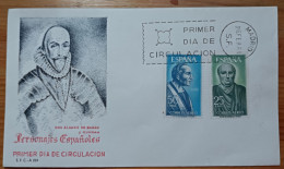 ESPAÑA PERSONAJES 1966 FDC/SPD MNH - FDC