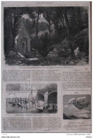 La Fontaine Miraculeuse De Sainte-Hélène En Bretagne - Page Original -  1861 - Historical Documents