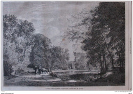 La Route De Waban à Berck (Pas-de-Calais) - Page Original -  1861 - Historical Documents