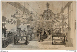 Grandes Industries Francaises - Nouvelle Galerie Des Bronzes D'art Et D'ameublement L. Marchand - Page Original -  1861 - Historical Documents