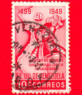 VENEZUELA - Usato - 1950 - Alonso De Hojeda Scopritore Del Lago Di Maracaibo - 10 - Venezuela