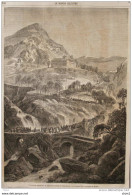 Pèlerinage Annuel Au Couvent De Saint-Bênoit, Sur Le Mont Caro (environs De Rome) - Page Original - 1861 - Historische Dokumente