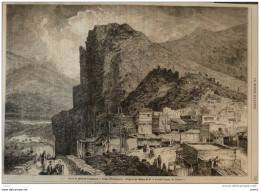 Sortie Du Défilé De Roudiniech à Dunga (Montenegro) - Page Original -  1861 - Historical Documents