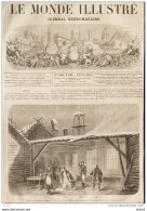 Théâtre De L'opéra Comique "La Circasssienne", Musique De M. Auber, Paroles De M. Scribe - Page Original 1861 - Historische Dokumente