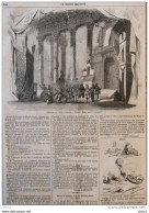 Théâtre De L'Opéra-Comique - Salvator Rosa - Page Original 1861 - Historical Documents