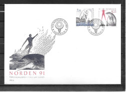 1991 - 1649 à 1650 - Norden - 36 - FDC