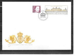 1991 - 1644 - Palais De Drottningholm - 35 - FDC