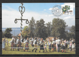 1988 - 1470 - Danses Folkloriques - 29 - Cartes-maximum (CM)