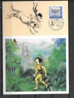 1987 - 1421 - Tarif Réduit - Les Trois Hérissons - 28 - Maximum Cards & Covers