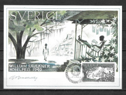 1985 - 1346 - Prix Nobel De Littérature, Faulkner - 23 - Cartes-maximum (CM)