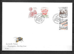 1985 - 1304 à 1307 - La Nature Vivante - 17 - FDC