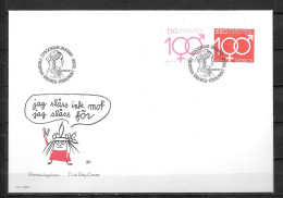 1984 - 1280 à 1281 - Association Droit De La Femme - 15 - FDC