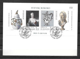 1979 - BF 7 - Epoque Rococo Suédoise - 11 - FDC