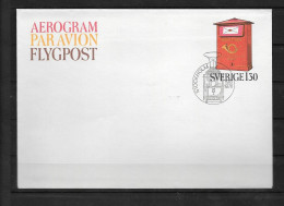 1976 - Aérogramme, Boîte Aux Lettres - 8 - FDC