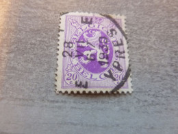 Belgique - Armoirie - Lion - 20c. - Violet - Oblitéré - Année 1930 - - Oblitérés