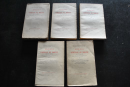 Mémoires De La Comtesse De Boigne Née D'Osmond Récits D'une Tante Emile-Paul Frères 1923 1925 Complet En 5 Tomes RARE  - 1901-1940