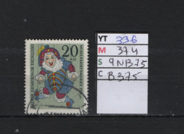 P. FIXE Obl 336 YT 374 MIC 9NB75 SCO B375 GIB Marionnette 1970 *Berlin* 75/03 - Used Stamps