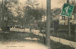 92 - Nanterre - Le Square - Animée - Oblitération Ronde De 1907 - CPA - Voir Scans Recto-Verso - Nanterre