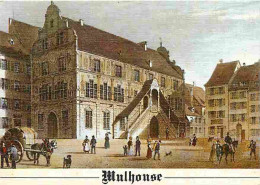 68 - Mulhouse - L'Hotel De Ville Et La Place De La Réunion Vers 1830 D'après Une Gravue Ancienne - CPM - Voir Scans Rect - Mulhouse