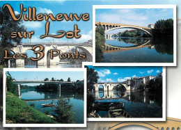 47 - Villeneuve Sur Lot - Les 3 Ponts - Multivues - CPM - Voir Scans Recto-Verso - Villeneuve Sur Lot