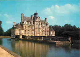 27 - Beaumesnil - Le Château - Flamme Postale De Beaumont Le Roger - CPM - Voir Scans Recto-Verso - Beaumesnil