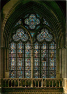 14 - Bayeux - Intérieur De La Cathédrale Notre Dame - Verrière Du Croisillon Sud - Les Abbés - Vitraux Religieux - Carte - Bayeux