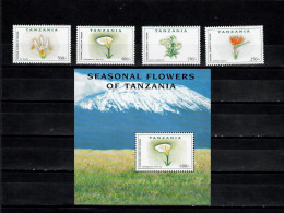 Tanzania-1999 Flowers. .MNH** - Tanzania (1964-...)