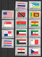1981 - 341 à 356 **MNH - DRAPEAUX - Unused Stamps