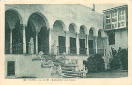 Tunisie - Tunis - Le Bardo - L'Escalier Des Lions - Correspondance - CPA - Voir Scans Recto-Verso - Tunisia