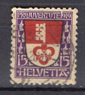 T2766 - SUISSE SWITZERLAND Yv N°175 Pro Juventute Defecteuse - Used Stamps