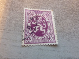 Belgique - Armoirie - Lion - 40c. - Lilas - Oblitéré - Année 1930 - - Used Stamps