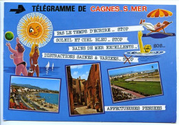 CPSM  10.5 X 15 Alpes Maritimes  CAGNES-SUR-MER    La Plage  Vieilles Rues   L'hippodrome - Cagnes-sur-Mer