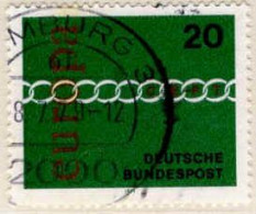 RFA Poste Obl Yv: 538/539 Europa Cept Chaîne Stylisée (Beau Cachet Rond) (Thème) - 1971