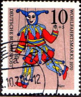 RFA Poste Obl Yv: 501/504 Wohlfahrtsmarke Marionnettes (TB Cachet Rond) (Thème) - Puppets