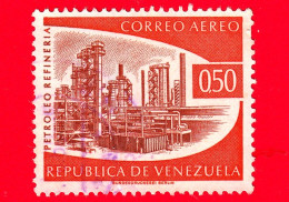 VENEZUELA - Usato - 1960 - Industria Petrolchimica - Petrolio - Raffineria - 0.50 - P. Aerea - Venezuela
