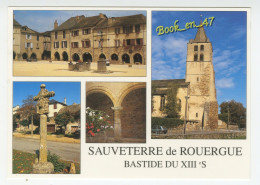 {87308} 12 Aveyron Sauveterre De Rouergue , Bastide Du XIIIè Siècle , Multivues ; Divers Aspects Du Village - Autres & Non Classés