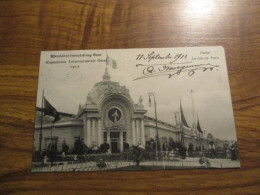CPA Gand - Esposition Universelle - 1913 - La Ville De Paris - Gent