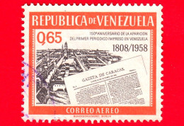 VENEZUELA - Usato - 1960 - Giornali - Gazzetta Di Caracas - 0.65 - P. Aerea - Venezuela