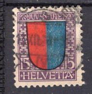 T2777 - SUISSE SWITZERLAND Yv N°178 Pro Juventute Defecteuse - Used Stamps