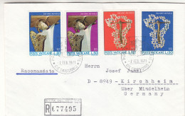 Vatican - Lettre Recom De 1971 - Oblit Poste Vaticane - - Briefe U. Dokumente