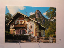 Oberammergau - Obb. Luftlmalerei Am Rotkappchenhaus - Gegen Kofel - Oberammergau