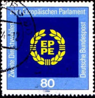 RFA Poste Obl Yv:1041 Mi:1209 2.Direktwahlen Zum Europäischen Parlament (Beau Cachet Rond) (Thème) - Comunità Europea