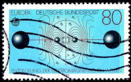 RFA Poste Obl Yv:1008 Mi:1176 Entdeckung Der Elektromagnetischen Wellen (Lign.Ondulées) (Thème) - 1983