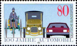 RFA Poste N** Yv:1100 Mi:1268 100 Jahre Automobil (Thème) - Autos