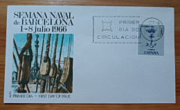 ESPAÑA SEMANA NAVAL 1966 FDC/SPD MNH - FDC