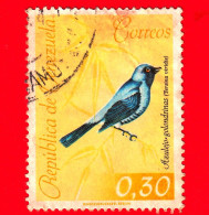 VENEZUELA - Usato - 1962 - Uccelli - Birds - Azulejo-golondrinas - 0.30 - Venezuela