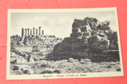 Agrigento Tempio Ercole E Ruderi 1953 Ed. Parlato - Agrigento