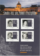 Collector 2018 - Simone Veil - 4 Timbres VP - Neuf - Autoadhesif - Autocollant - Collectors