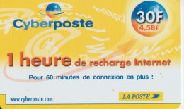 TC22 - TICKET CYBERPOSTE, 30 F, Pour 1 € - Autres & Non Classés