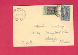 Lettre De 1938 Pour Les USA EUAN - YT N° 114 Et 128 - Storia Postale